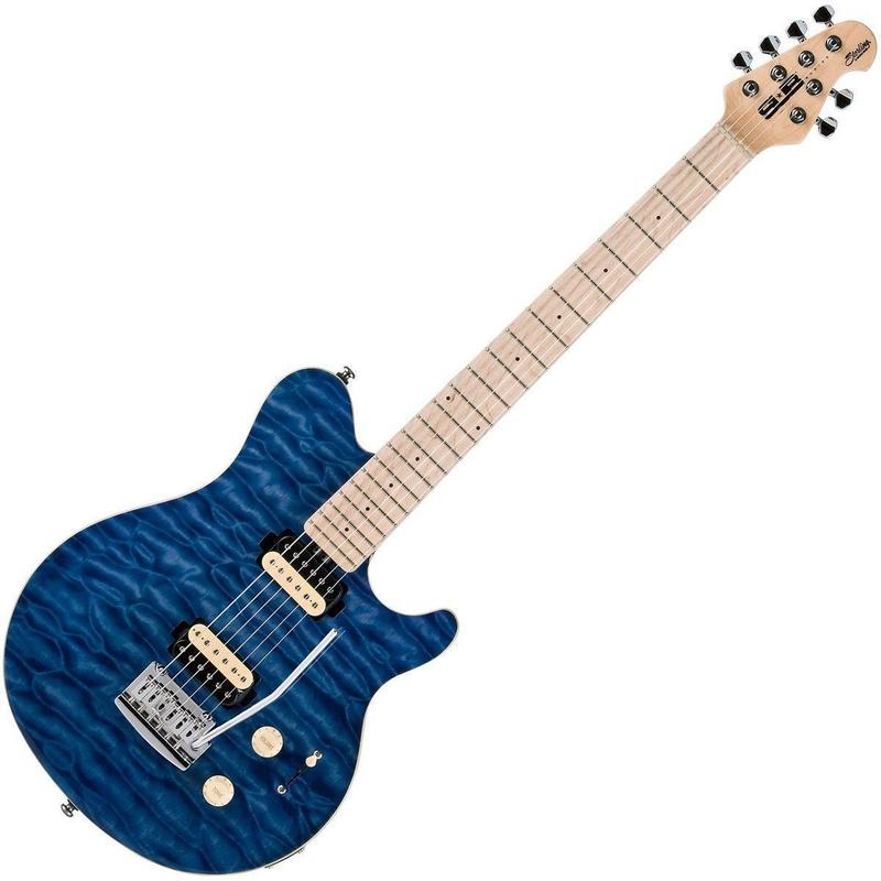 ギター Sterling by MUSIC MAN S.U.B AX3-TBL Guitarra Sterling Sub Axis Ax3 By Music Man Trans Blue